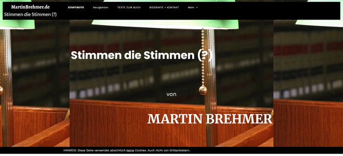 Screenshot Startseite