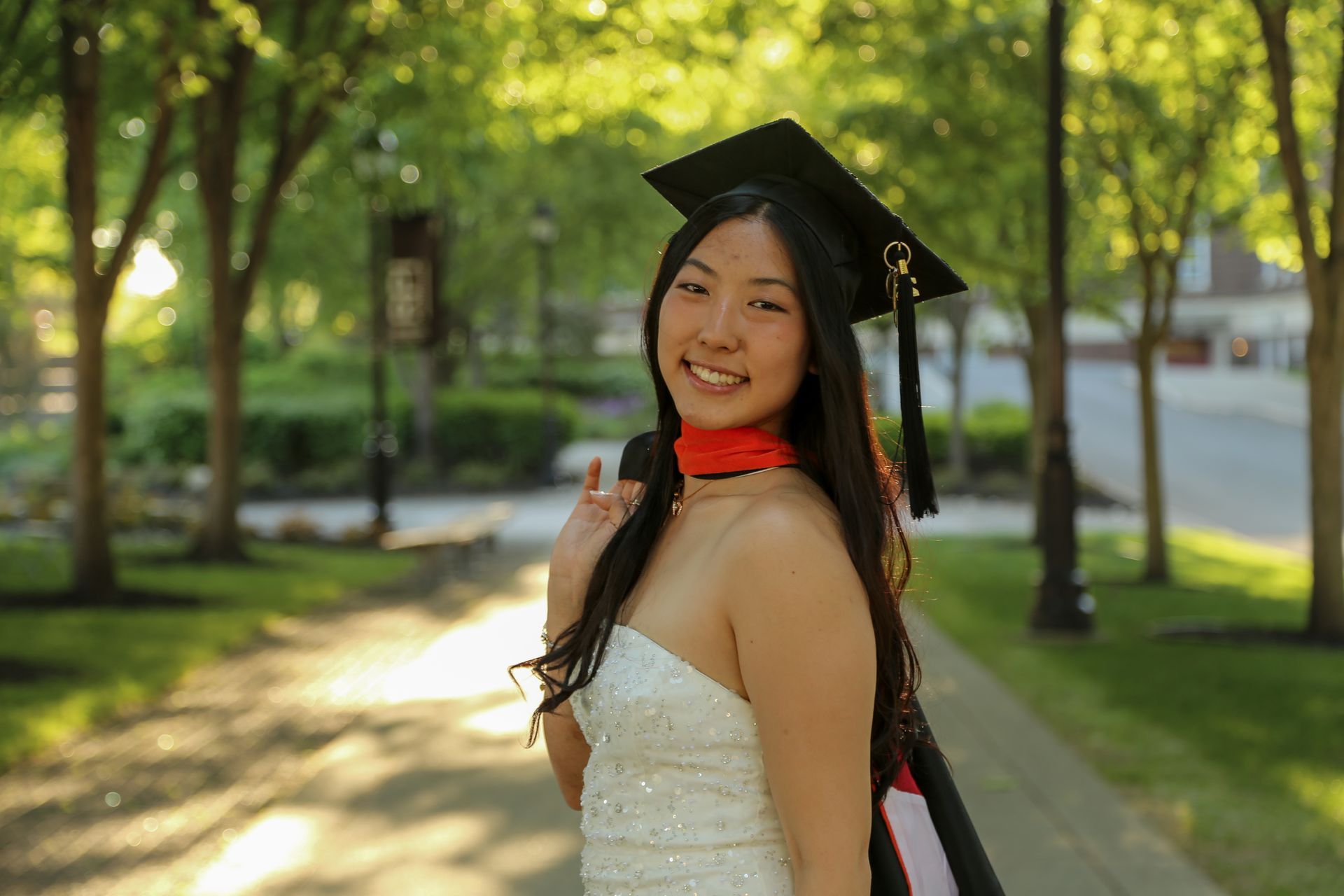 Bright and candid graduation portraits at RPI