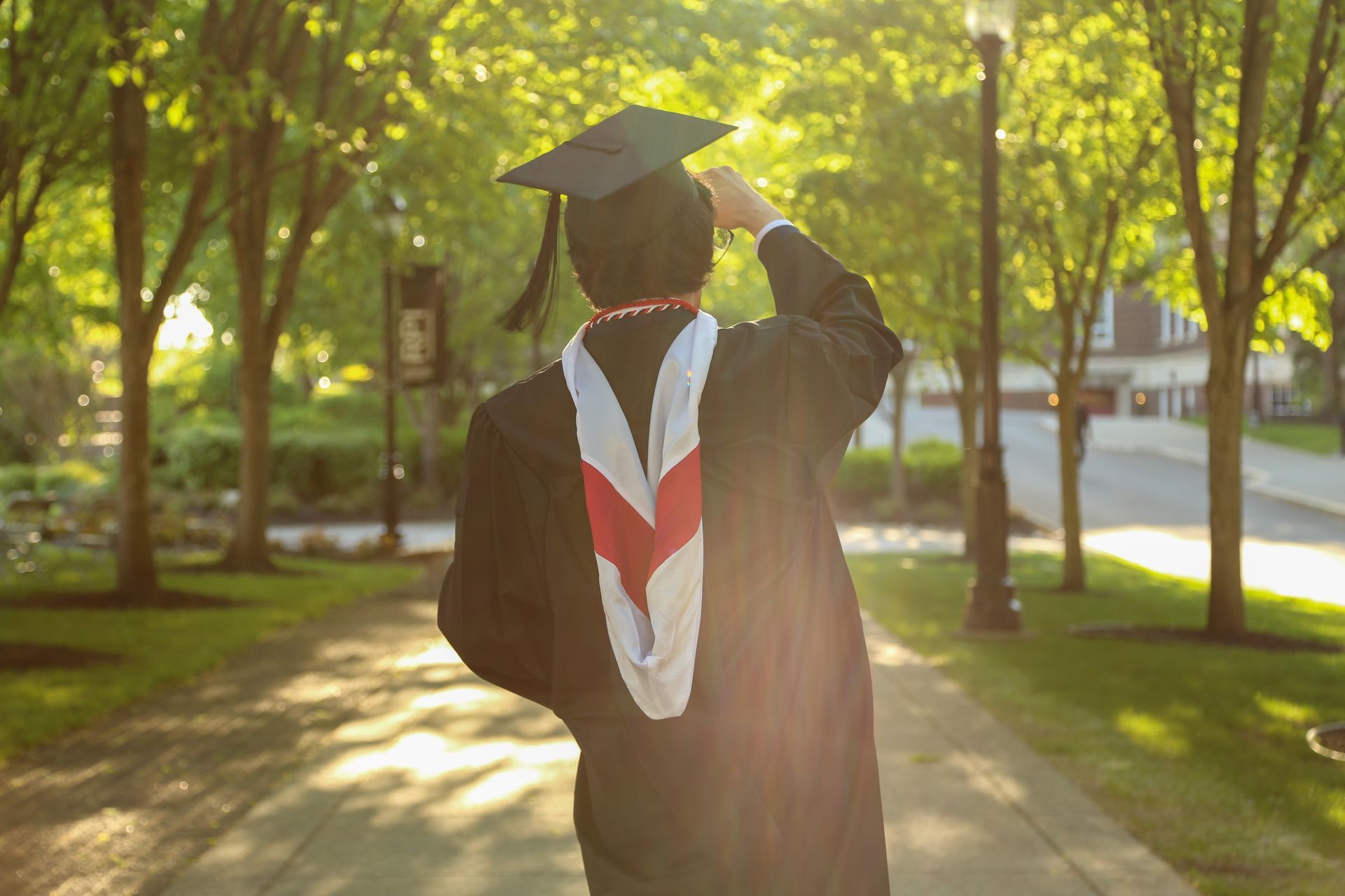 Authentic medical student graduation session