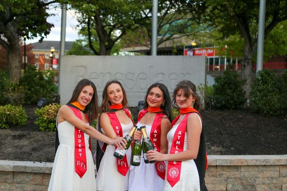 College senior portraits in the Capital Region