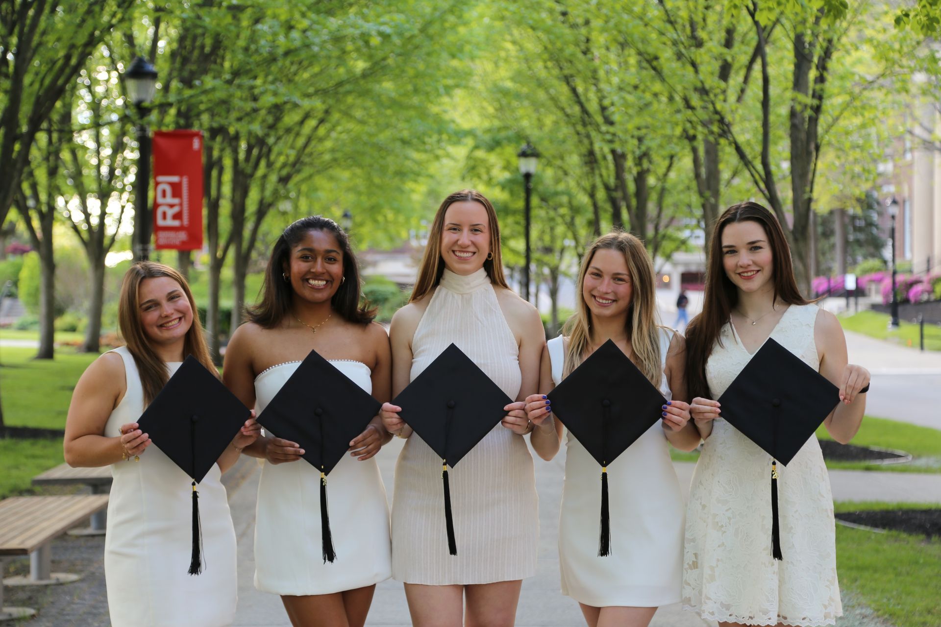 RPI graduate portrait session outdoors