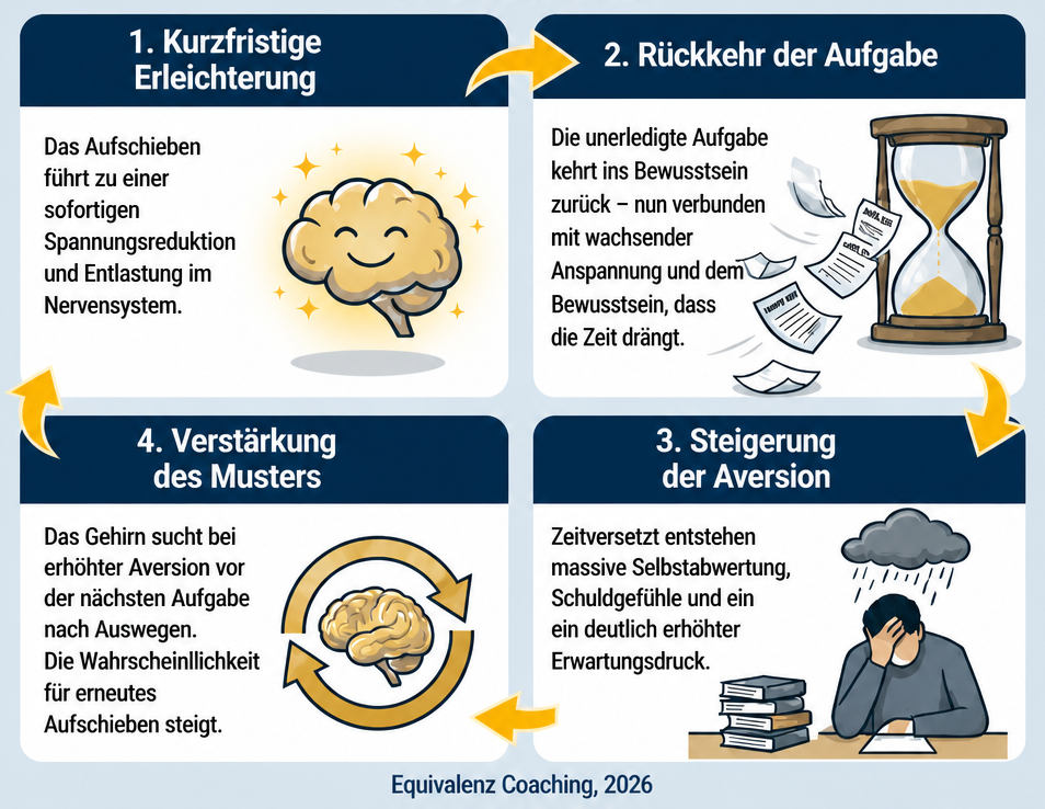 Aufgaben aufschieben - Ursachen und Hilfe