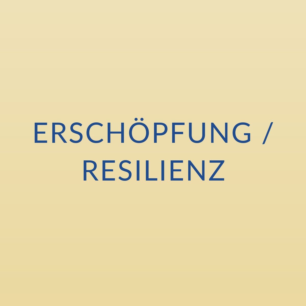 Führungsthema: Resilienz - Erchöpfung vorbeugen| Equivalenz Coaching