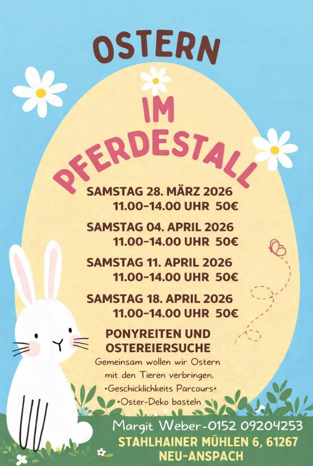 Ostern im Pferdestall