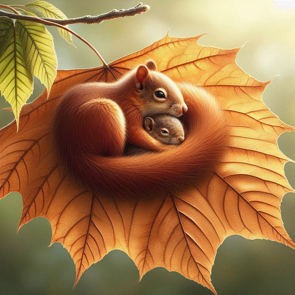 Eichhhörnchen Liebe