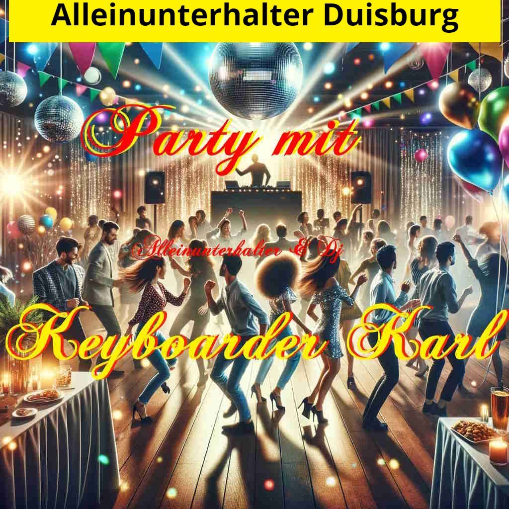 Party mit Alleinunterhalter Duisburg - Keyboarder Karl