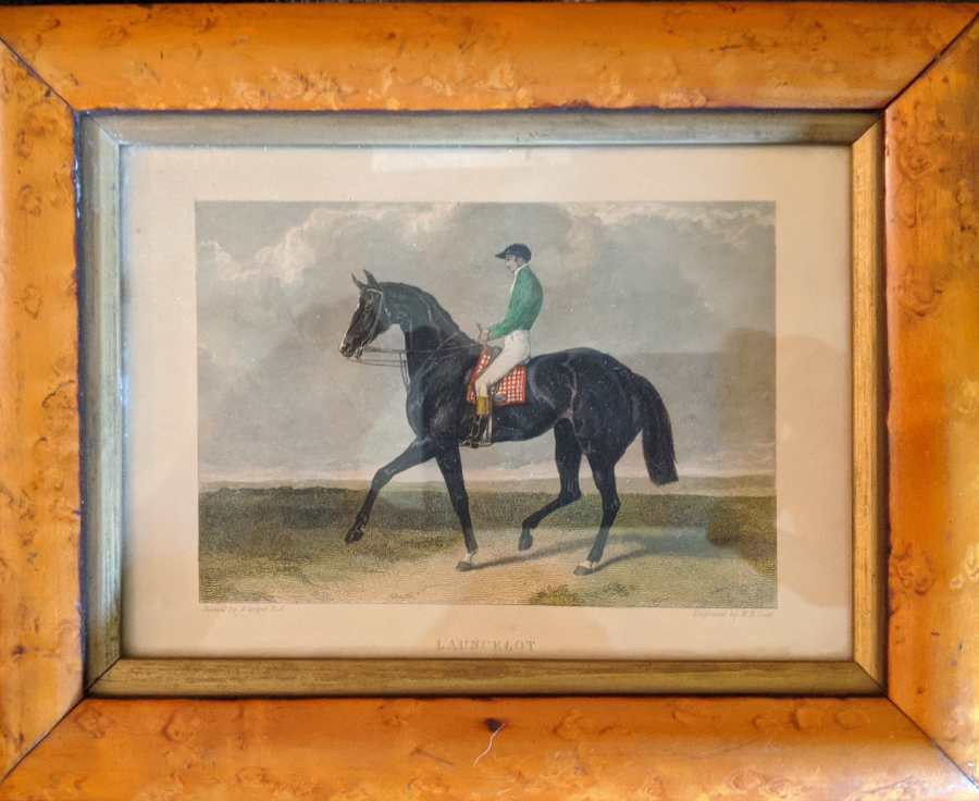 Launcelot framed engraving