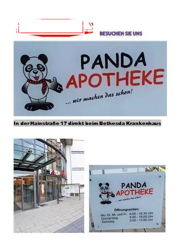 Apotheke Neu Pandaapo  -  Bärenapo Medizin Rezept Arzt Krankenhaus Bethesda