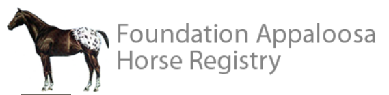 Foundation Appaloosa Horse Registery