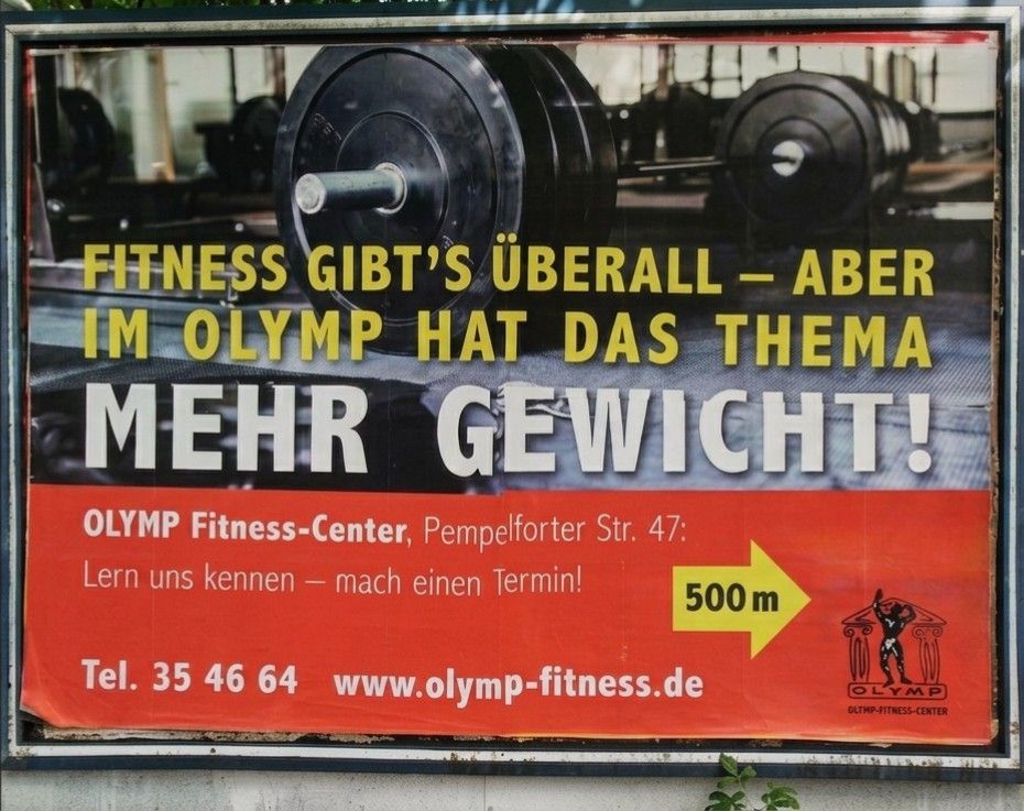 Bild OLYMP-Fitness Großplakat