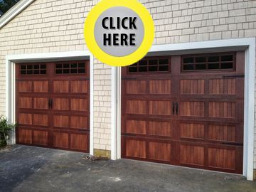 images of accent steel raised panel and carriage house garage doors
