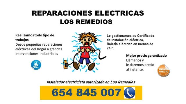 Electricista Urgente Los Remedios Instalador Autorizado