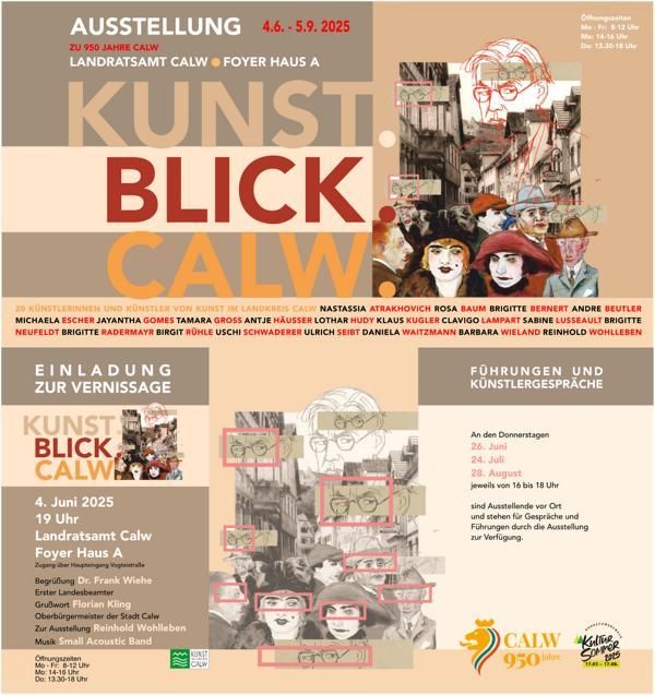 Ausstellung Kunst Landratsamt Calw