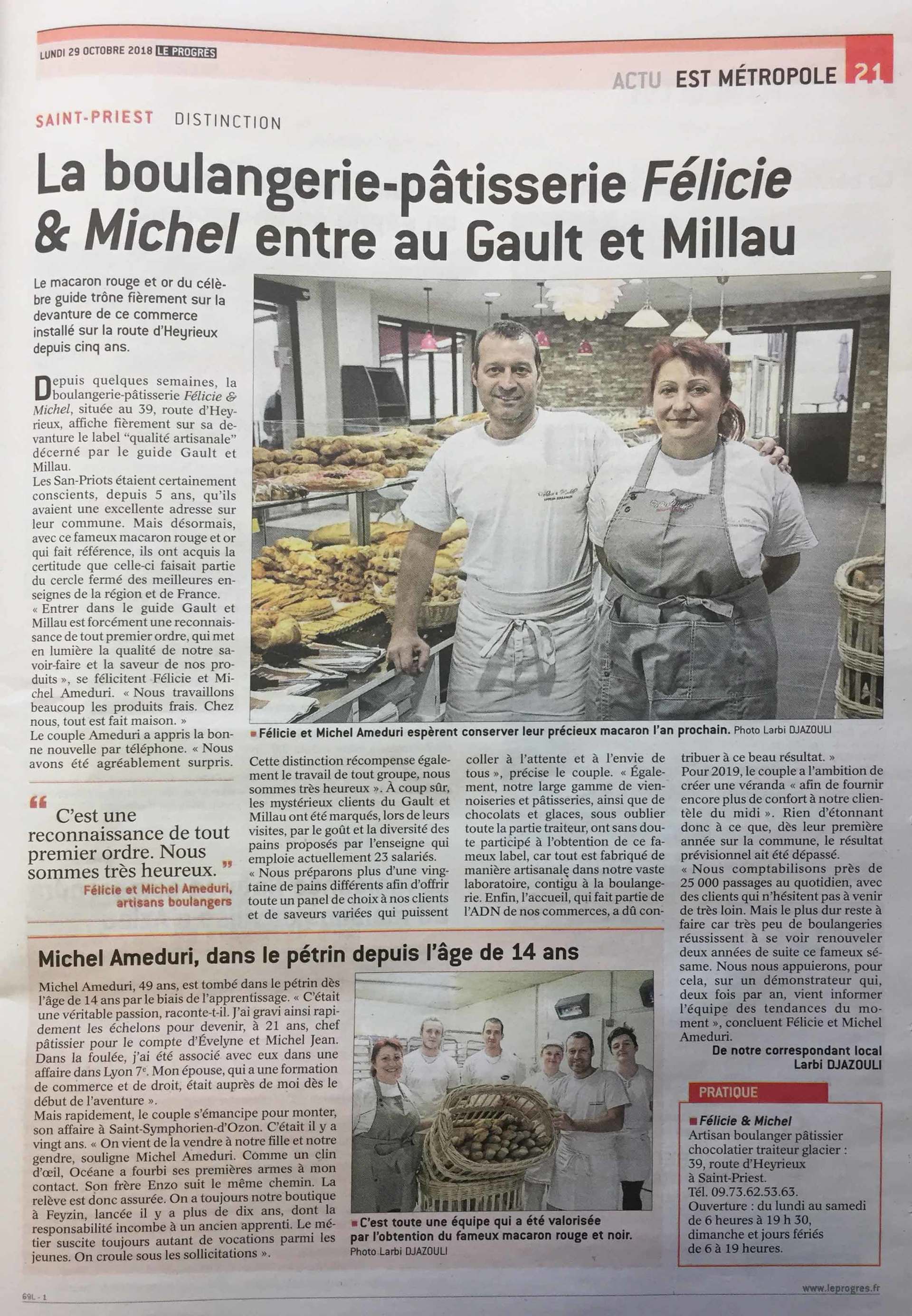 Boulangerie Felicie Et Michel Saint Symphorien D'ozon