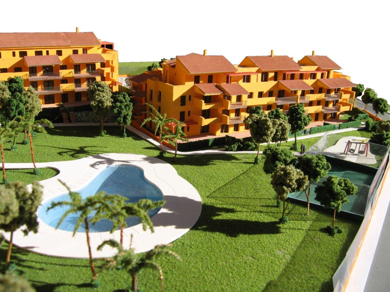 Maqueta urbanización