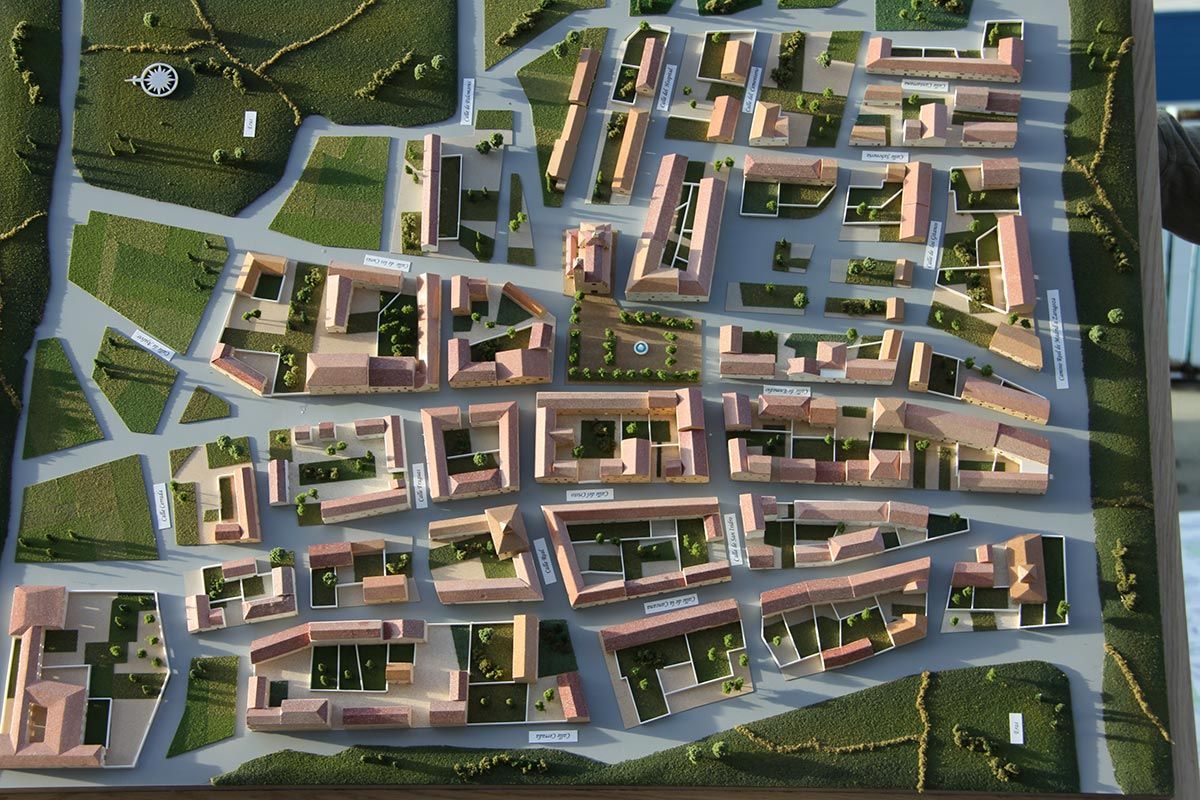 Maqueta urbanizacion