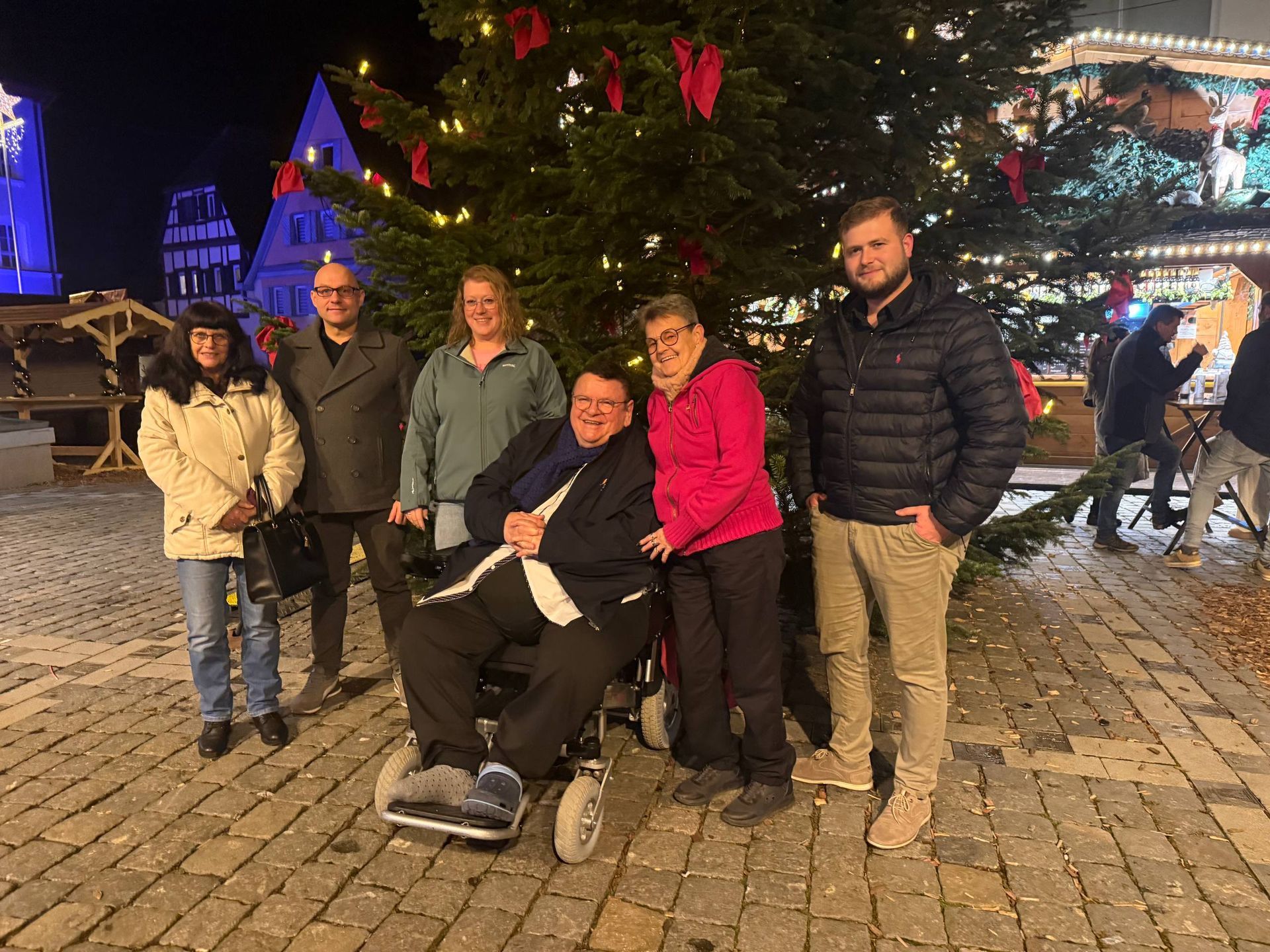 AfD am Weihnachtsmarkt