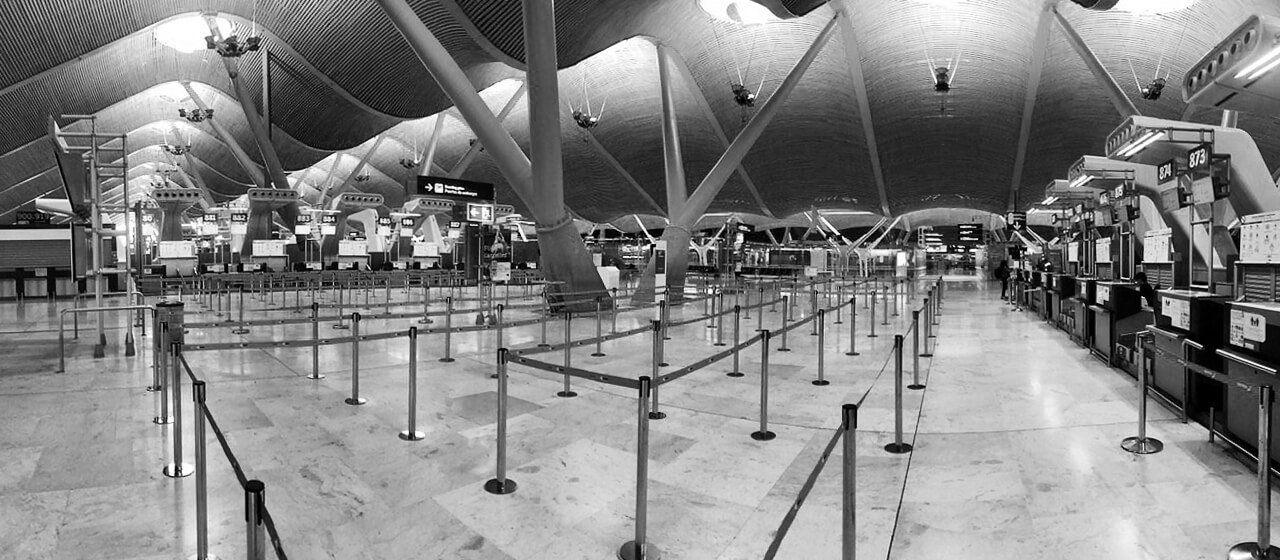 Aeropuerto Madrid-Barajas, Mayo 2020 COVID