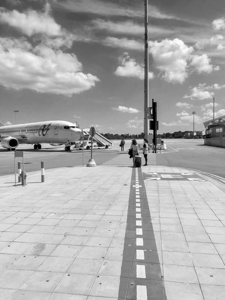 Aeropuerto Madrid-Barajas T4, Mayo 2020 COVID