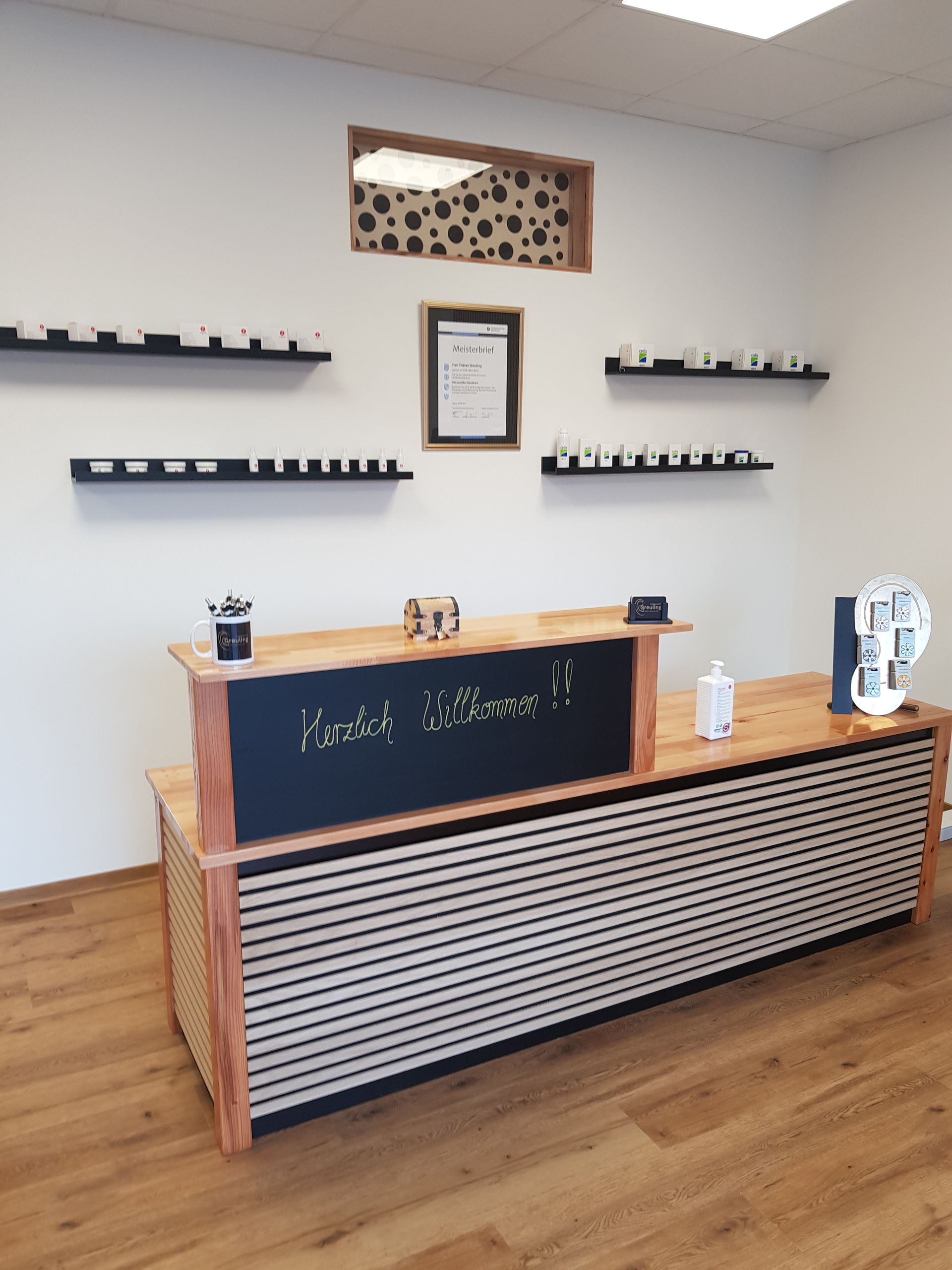 Empfangsbereich Hörakustik Greuling Hörgeräte in Coesfeld