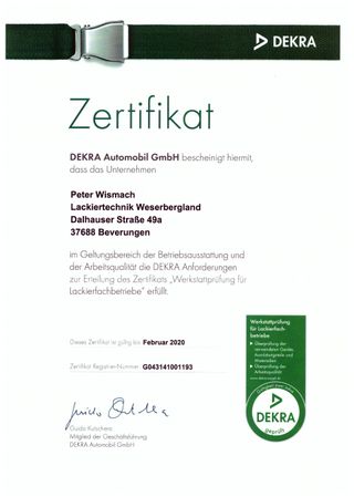 Zertifikat DEKLAR Auromobil GmbH