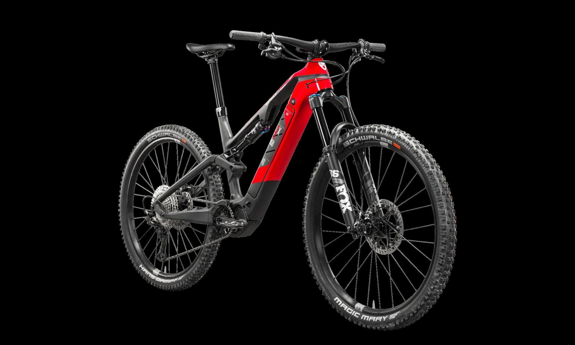 E-Mountainbike im Anlieger. Allmountain. Premiumbike