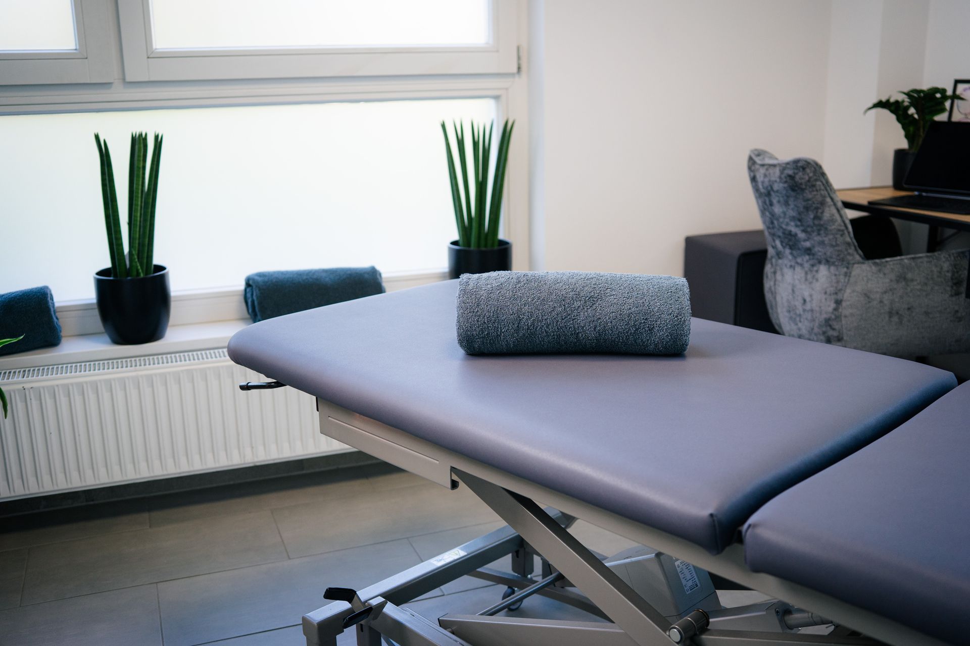Behandlungsraum von be.Physio, Physio- und Trainingspraxis in Ottobrunn in meiner Nähe von München