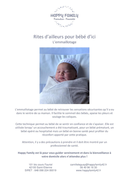 Thalasso Bain Bebe Massage Bebe Saint Etienne Happy Family