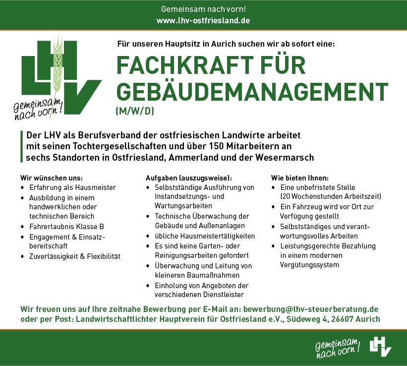LHV Steuerberatung & Steuerberater in Aurich