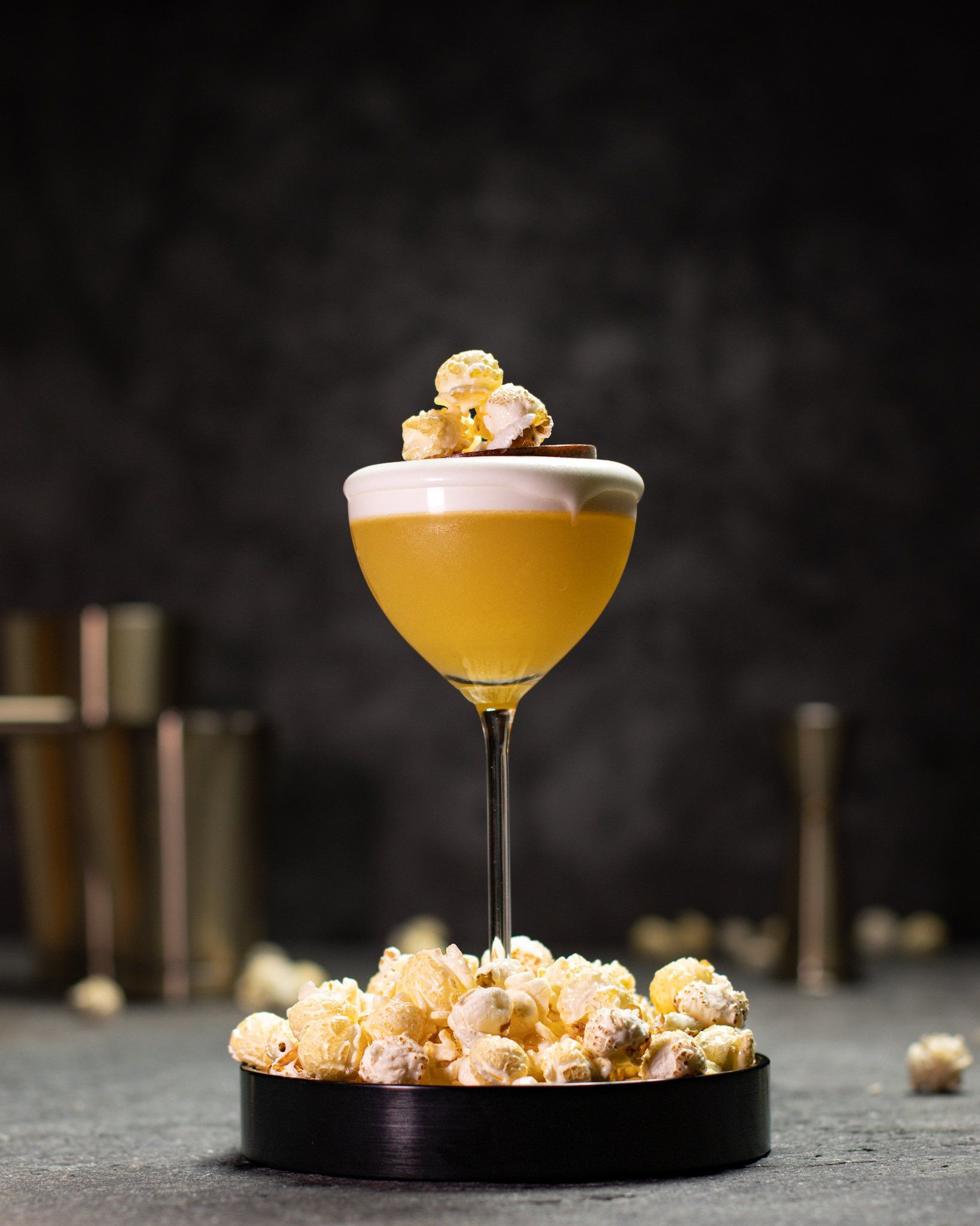 Popcorn Gin, Martini, Popstar Martini, Maracuja, Cocktail 