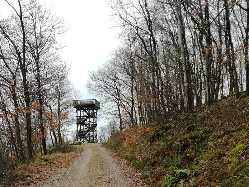 Aussichtsturm Sieben-Burgen-Blick, Oberes Mittelrheintal