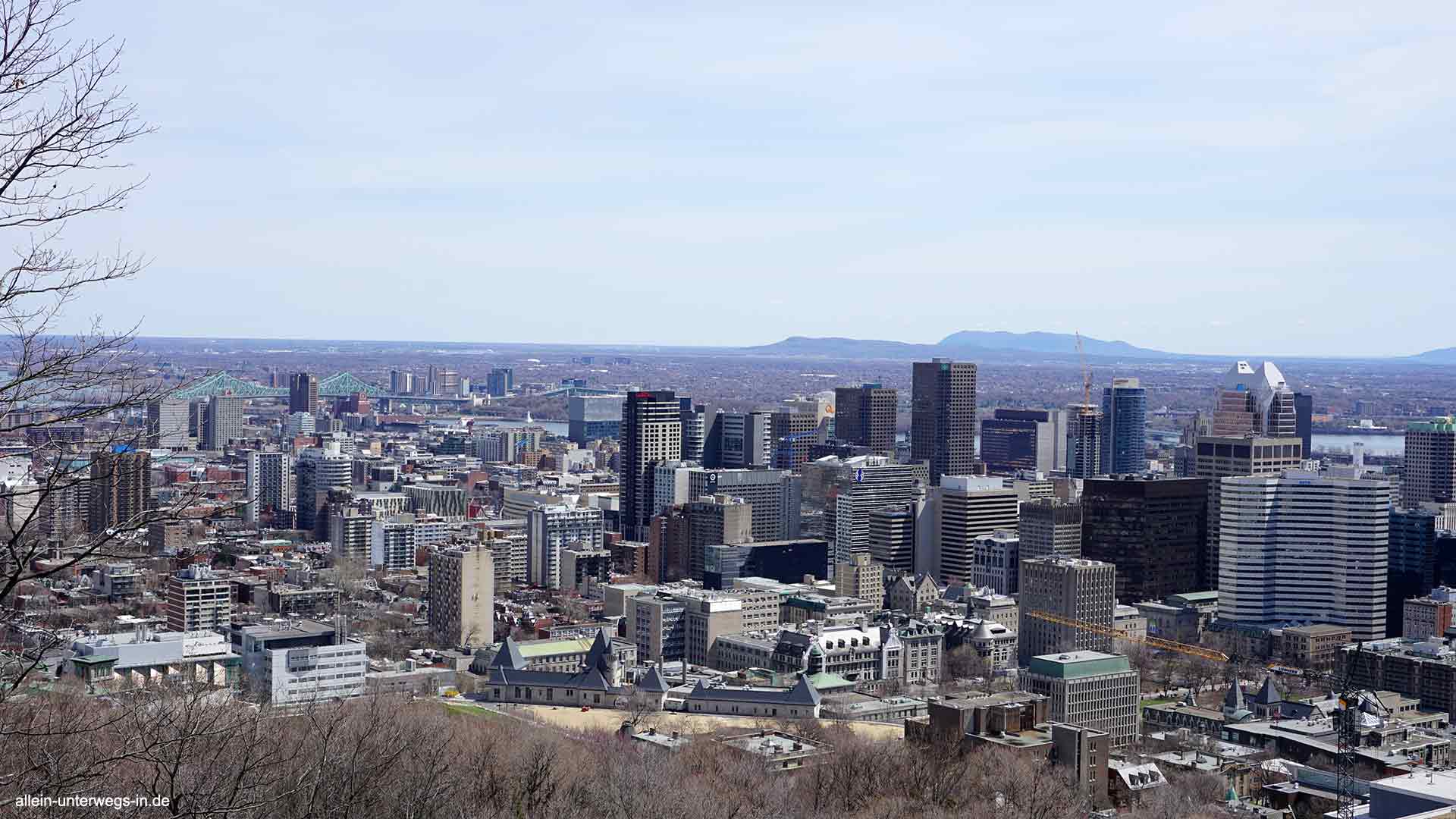 Kanada, Montreal, Blick vom Berg Mont Royal #Montreal