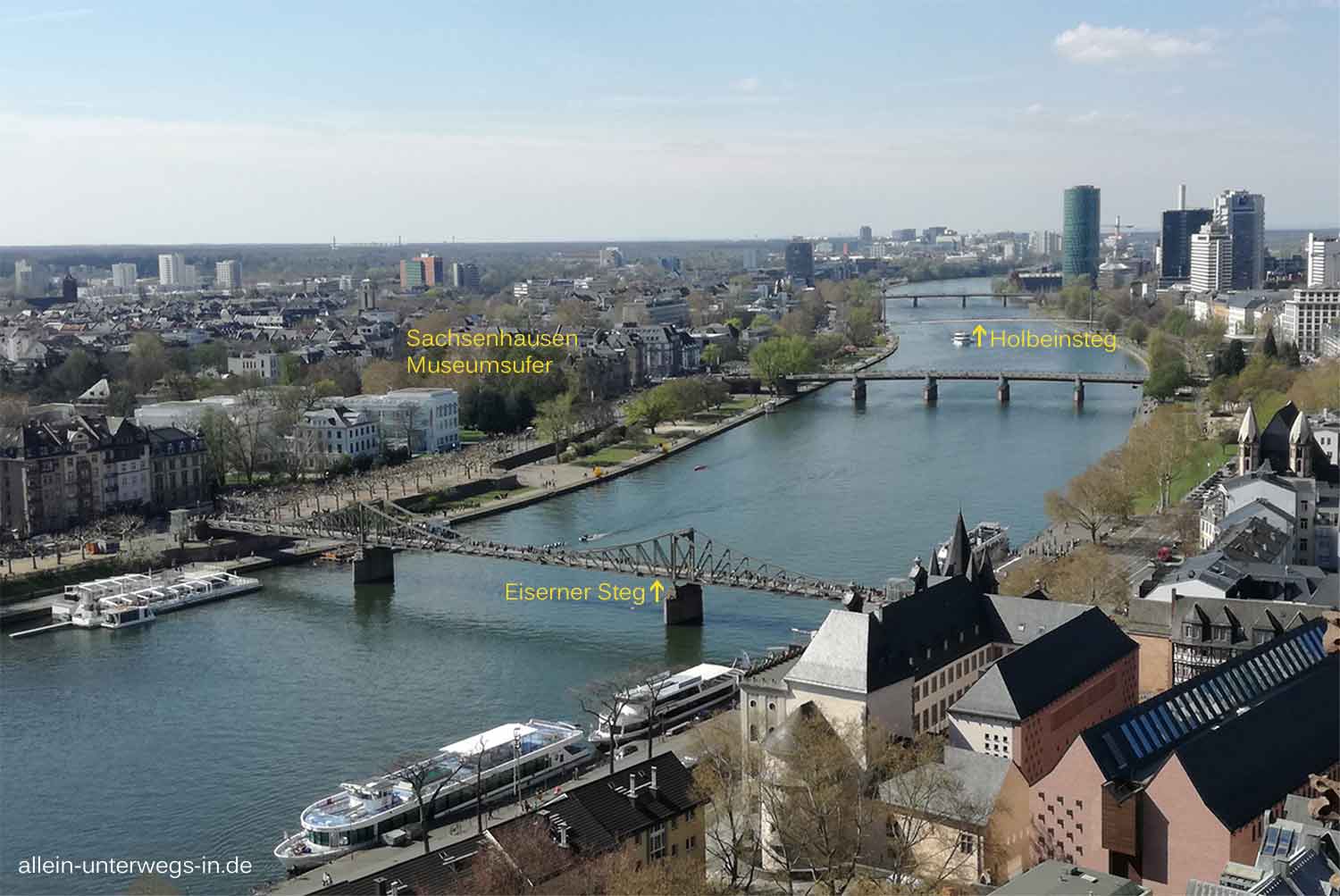 Eiserner Steg, Holbeinsteg, Frankfurt am Main