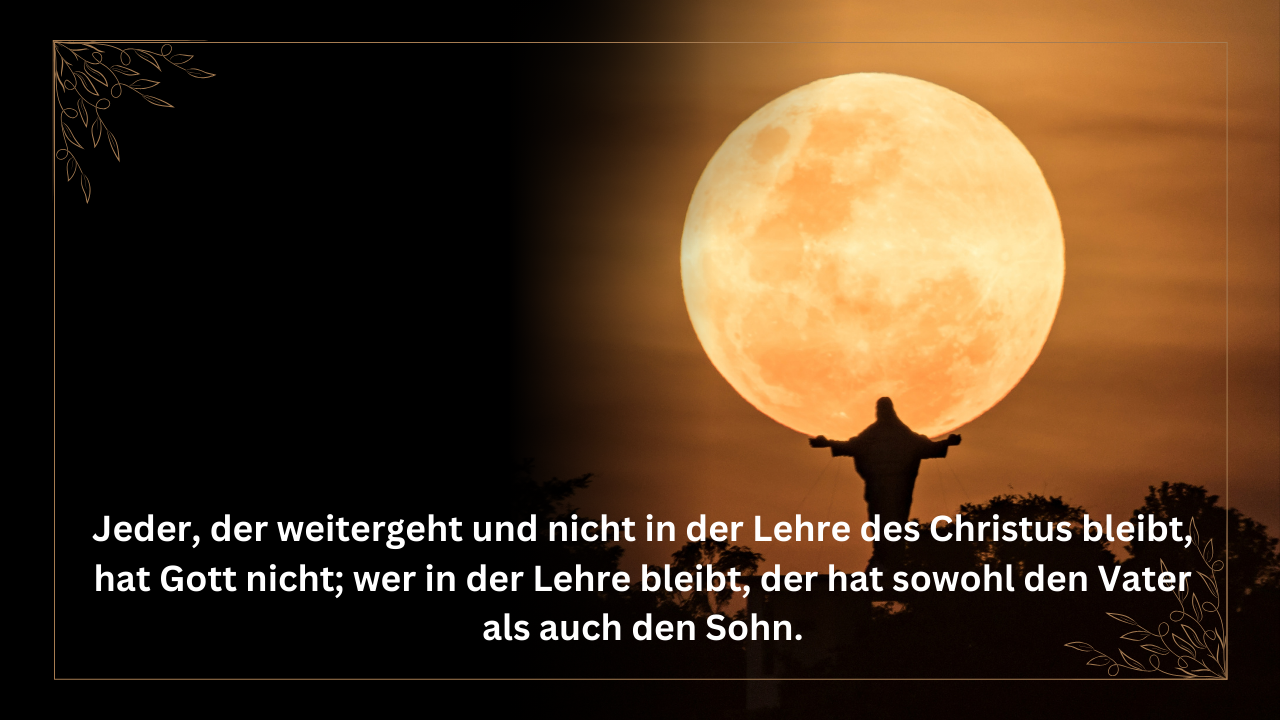 Gott möchte nicht das Du verloren gehst.