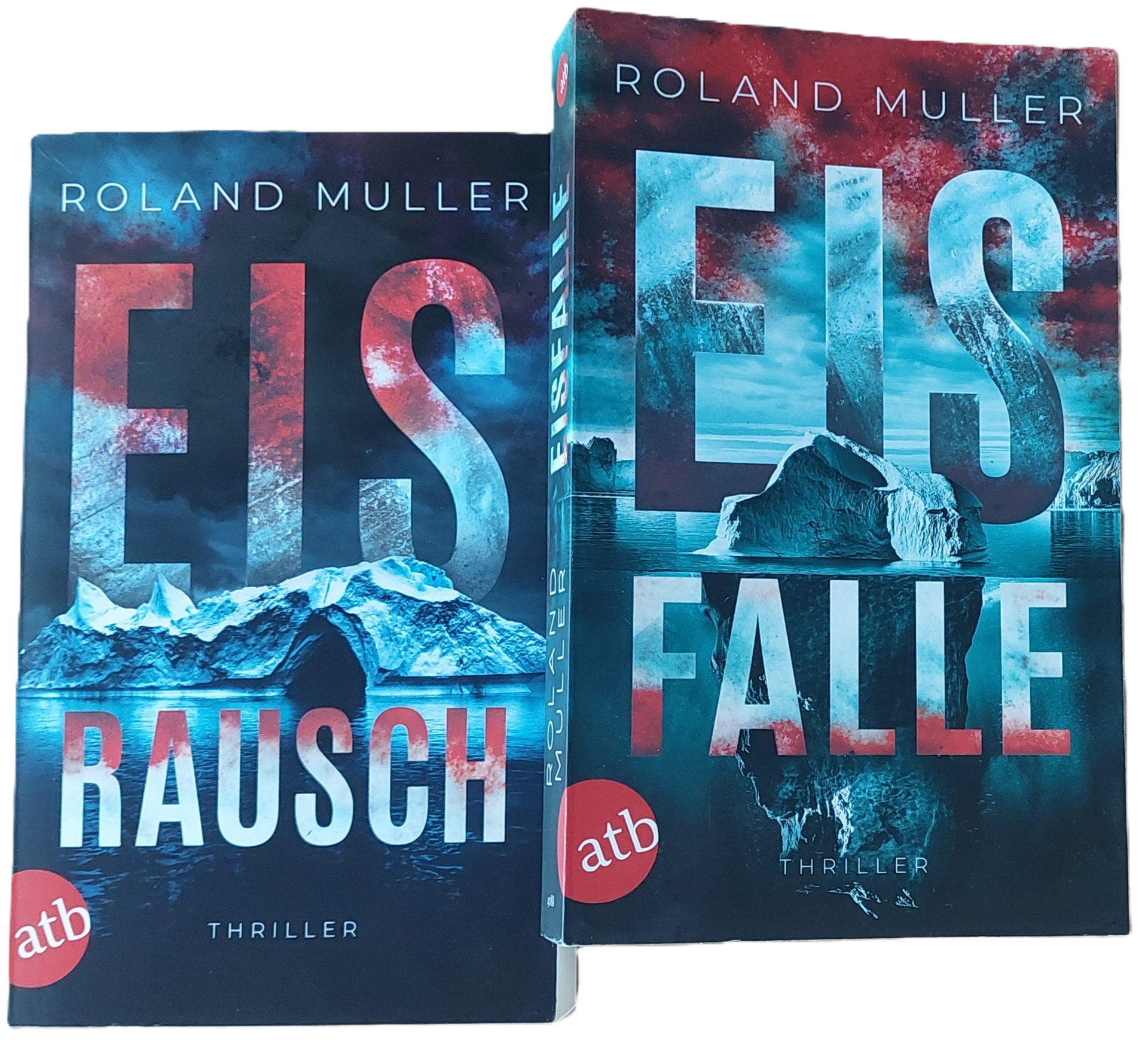Cover der Bücher Eisrausch und Eisfalle