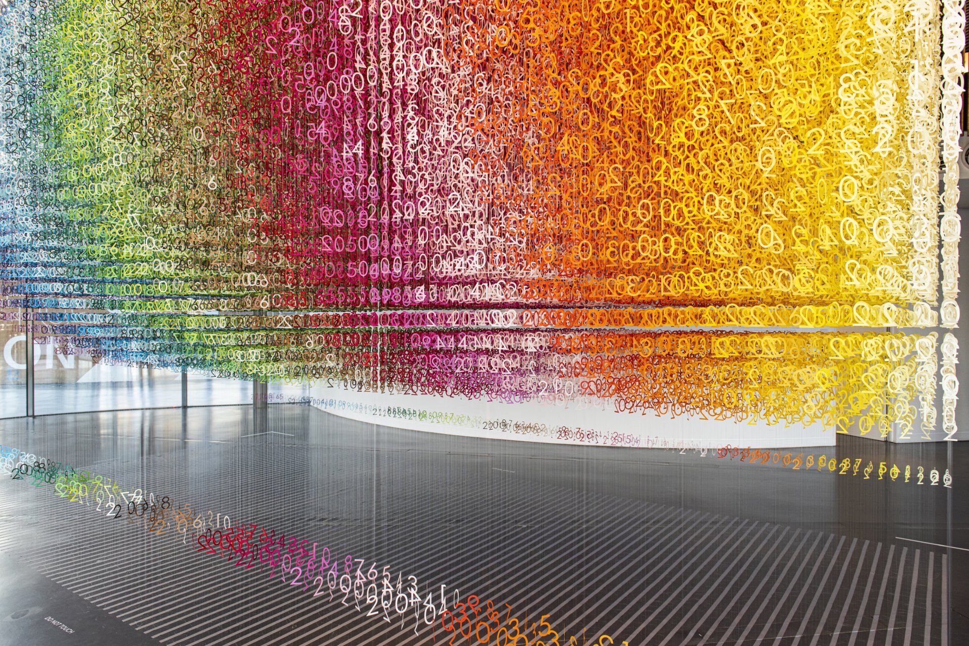 Slices of Time by Emmanuelle Moureaux in the NOW Gallery in London