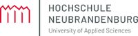 Logo der Hochschule Neubrandenburg mit rotem, stilisiertem Dach und grauem Text auf weißem Hintergrund
