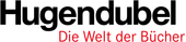 Hugendubel logo in black and red with the tagline “Die Welt der Bücher”