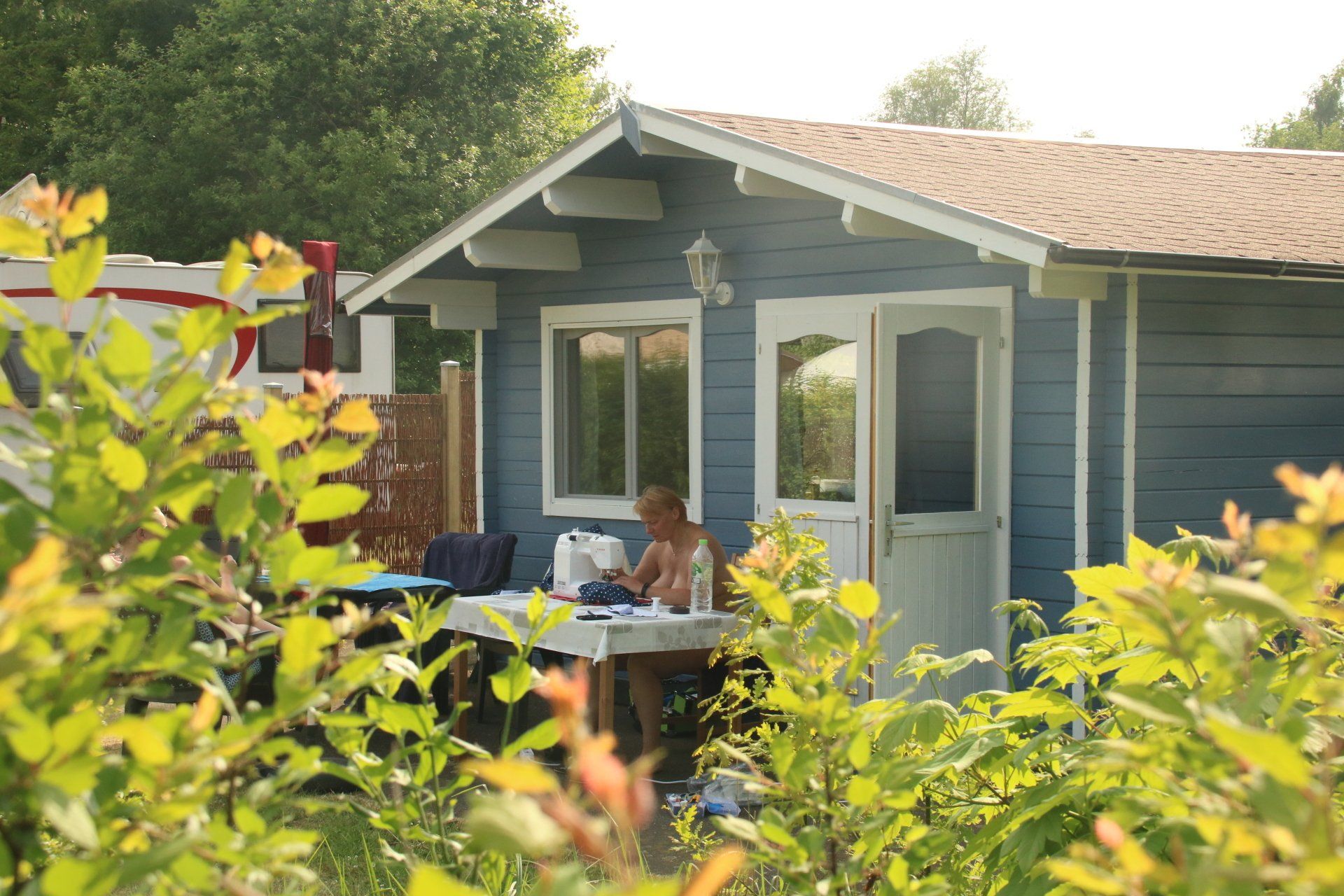 FKK Ferienhaus unser kleines Holzhaus für Naturisten