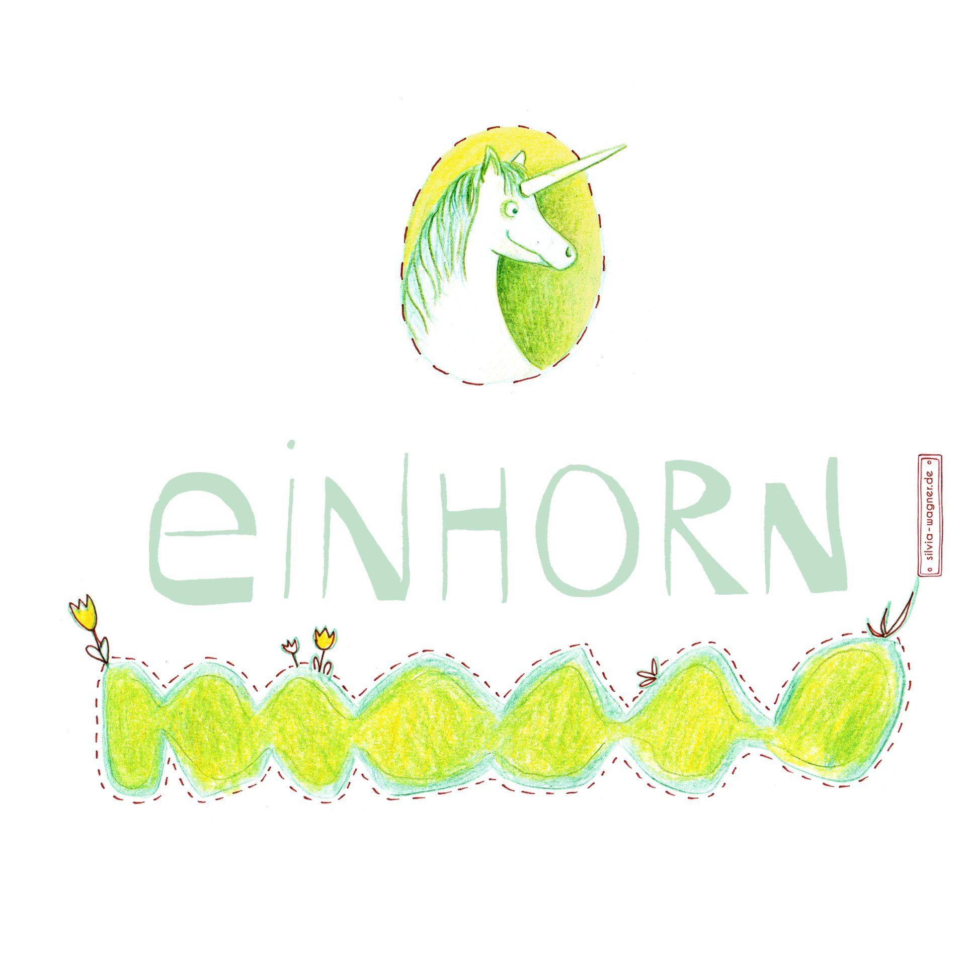 Silvia Wagner, Freiburg, Illustration, Illustratorin, Editorial, Zeichnung, Tier, Cartoon, Einhorn