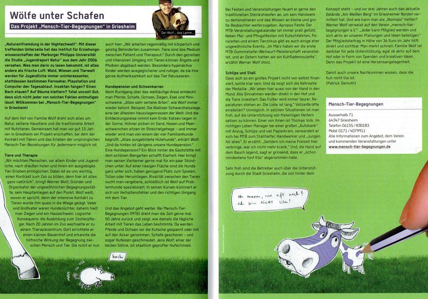 Illustration Zeitschrift, P-Magazin, Silvia Wagner