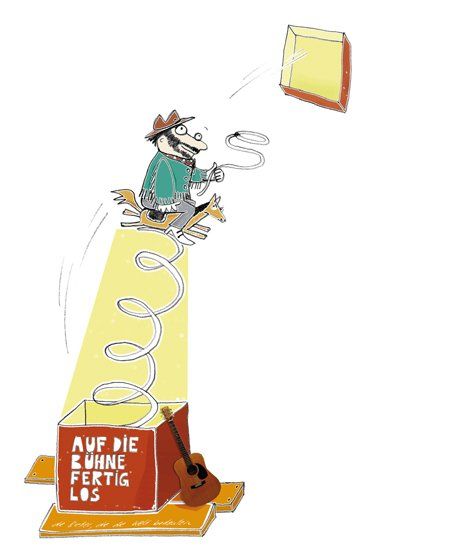 Illustration Zeitschrift, Cowboy,  Silvia Wagner