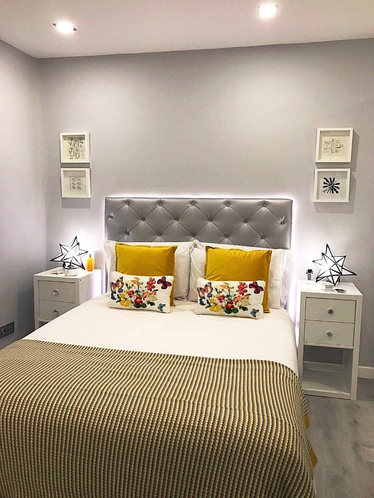 Diseño de un dormitorio divertido y con clase en Barcelona