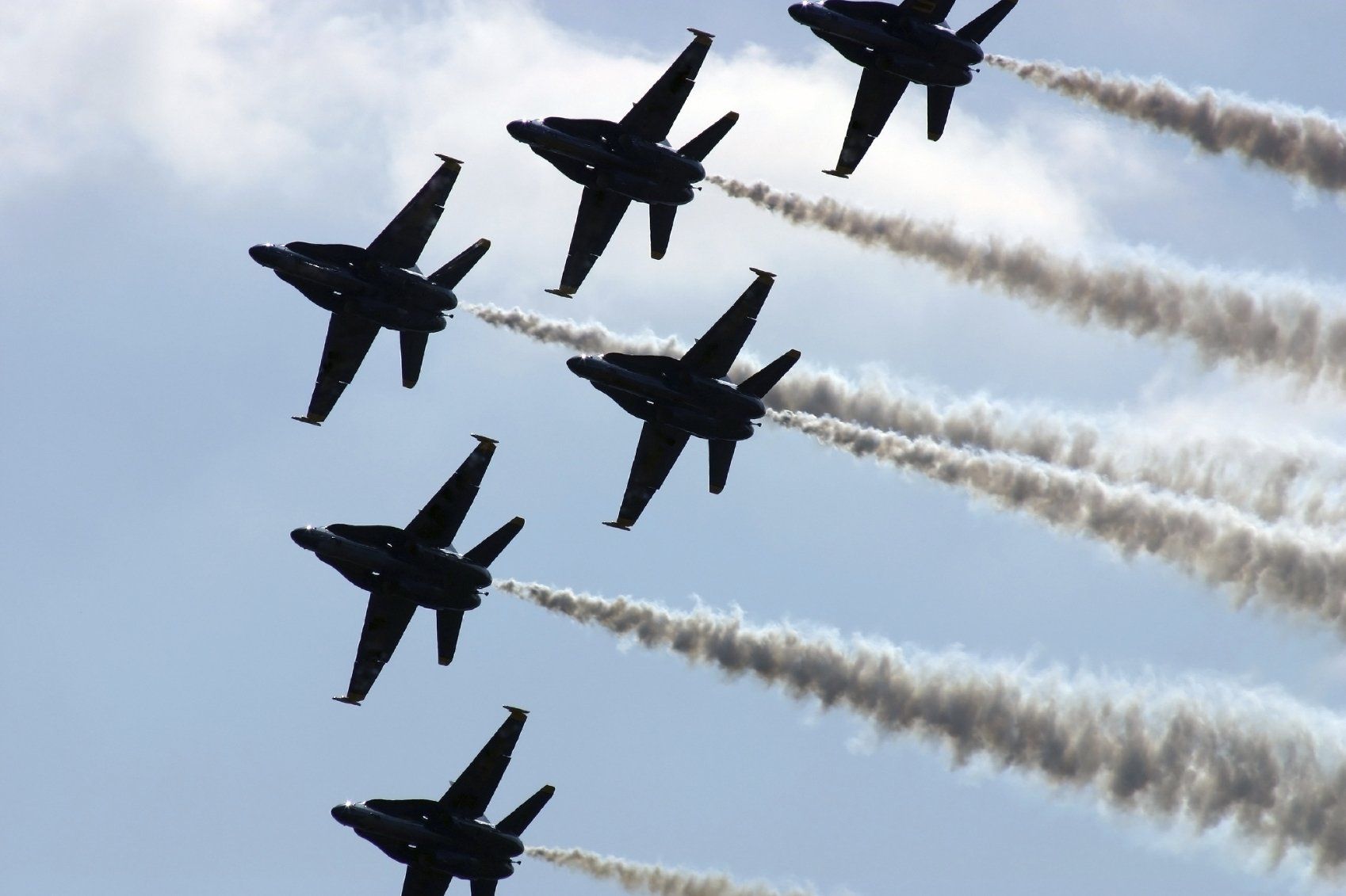 F-18 Blue Angels in Formation Foto