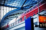 ein Zug der Deutschen Bahn oder auch von SBB der Schweizerischen Bundes Bahn