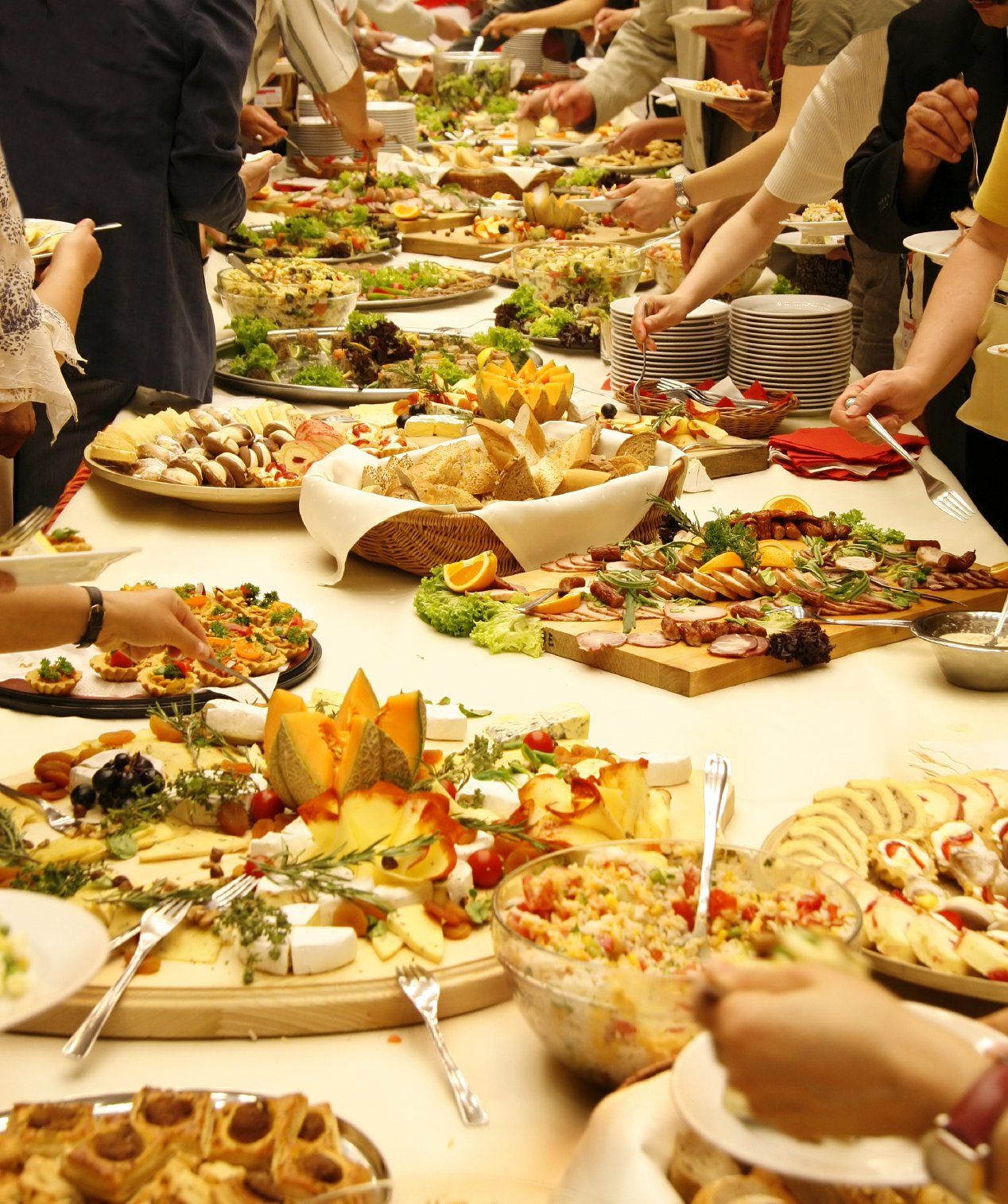 Event catering, party finger buffet