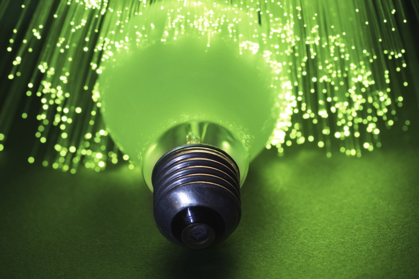 Green energy light bulb 