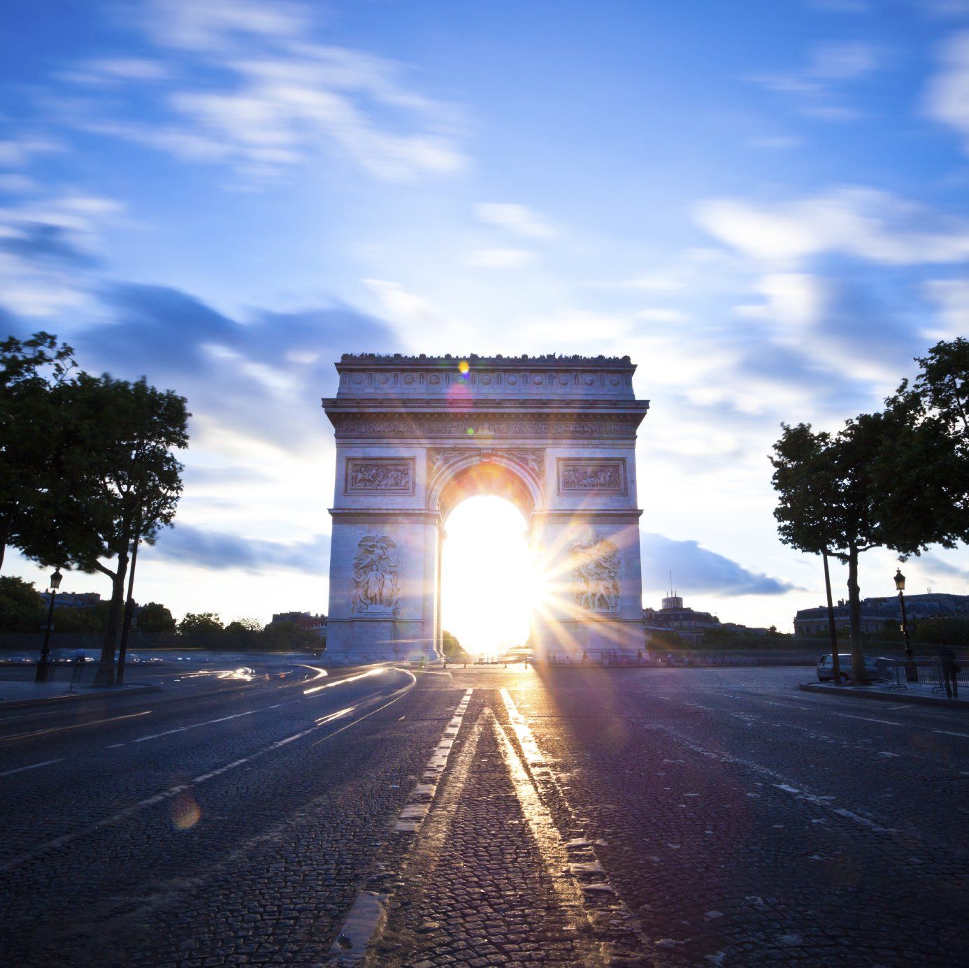 L' arc de triomphe à Paris