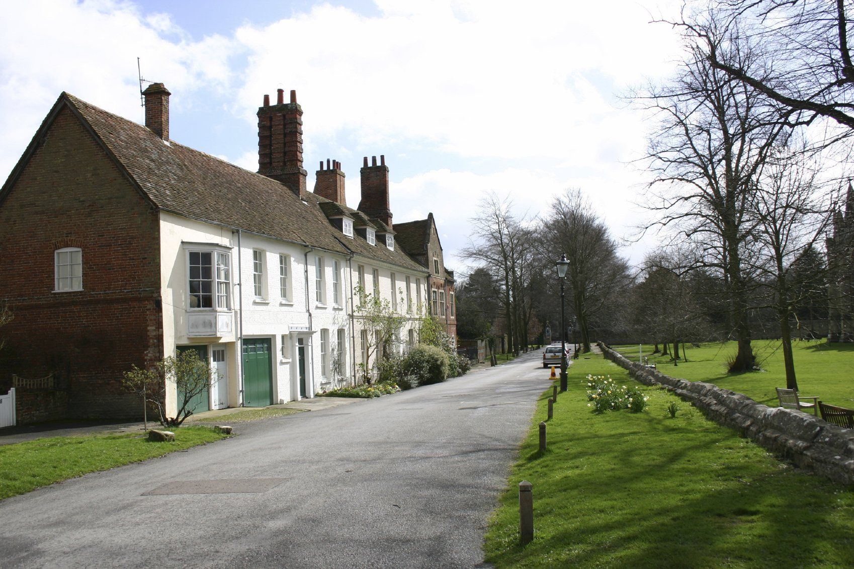 Quintessential English Cottages and Village Green