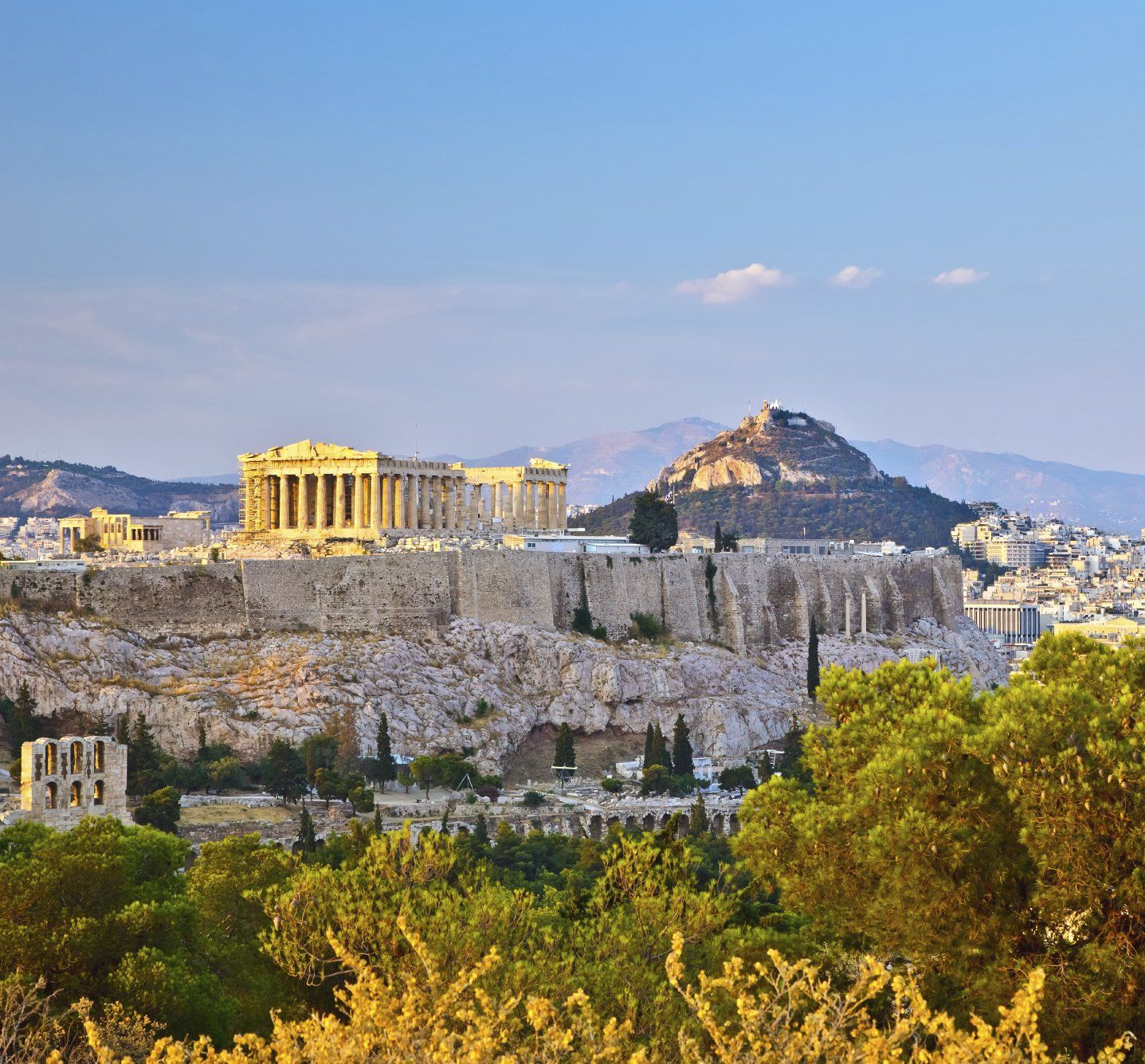 l'acropole d'Athènes en Grèce